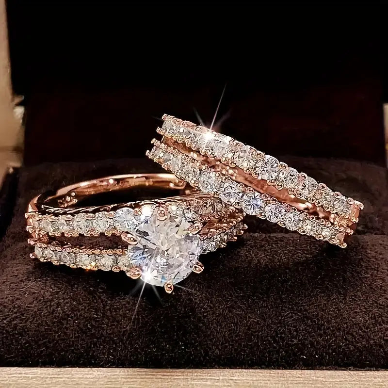 Ewig Radiance Ring-Set | Gold