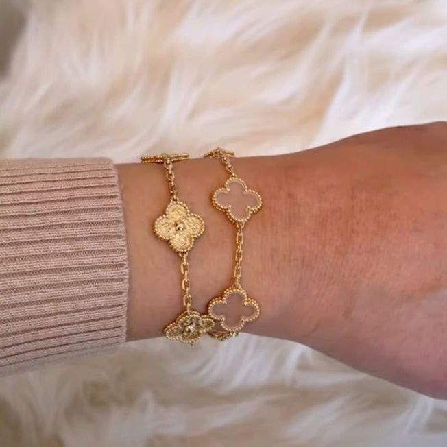 Kleeblatt Armband Diamant