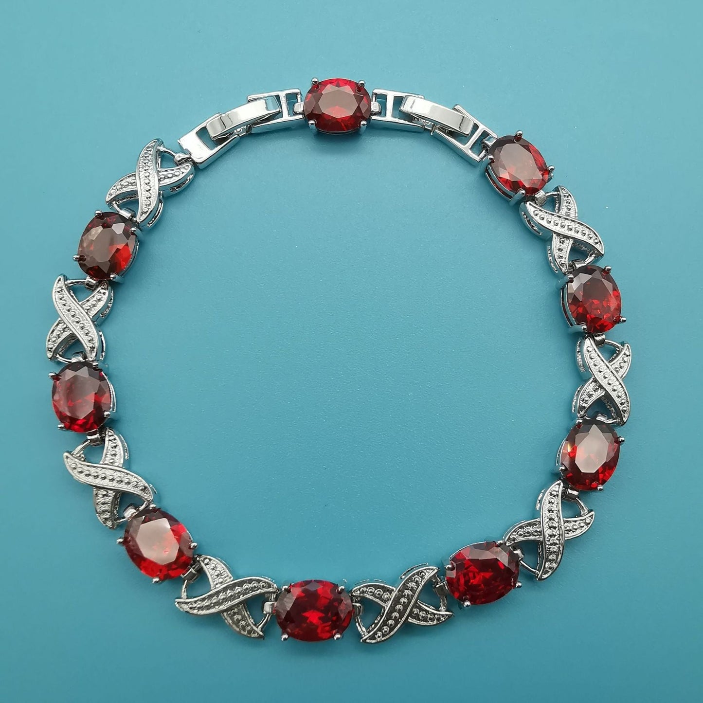 Alendra Flameaux Armband | Weißgold