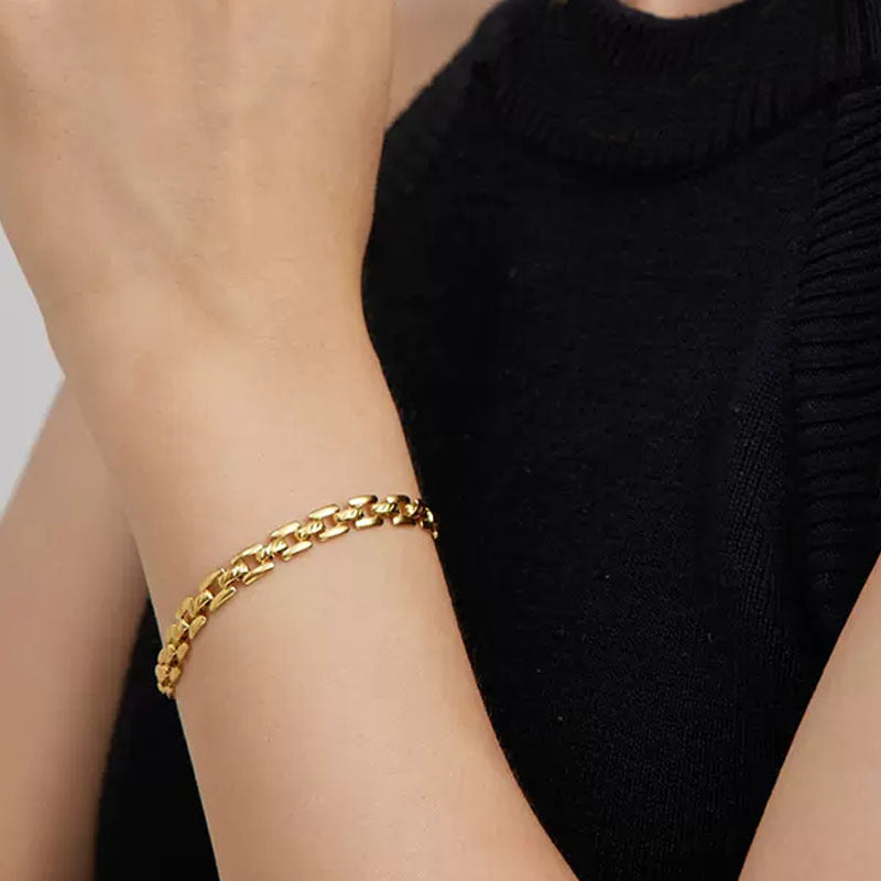 Timepiece Kettenarmband | Gold