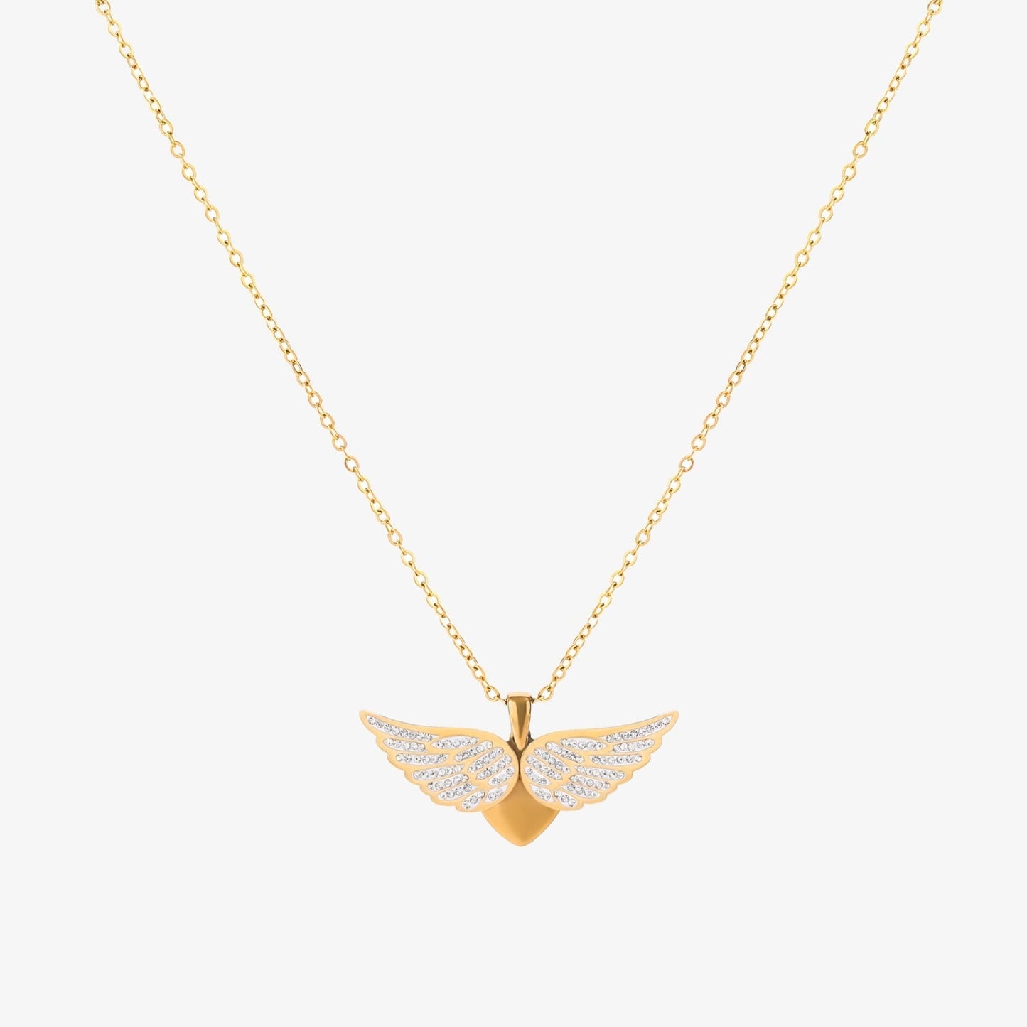 Soaring Engelsflügel Halskette | Gold