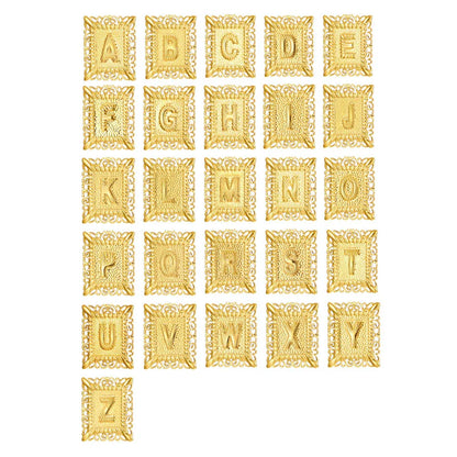 Kreuz Initialen Halsketten-Set | Gold