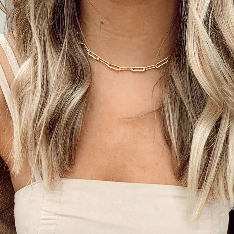 Archen Elegant Kettenhalskette | Gold