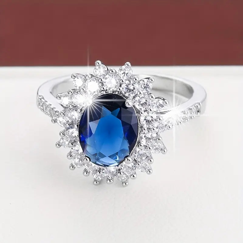 Vionne Saphirae Ring | Weißgold