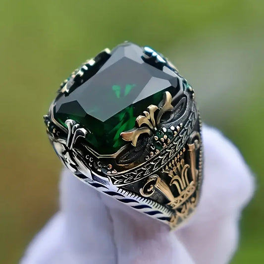 Klara Emerin Ring | Mischgold