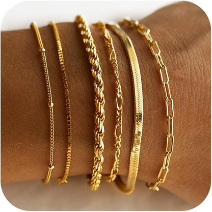 Isabella Vernetta Armband-Set | Gold