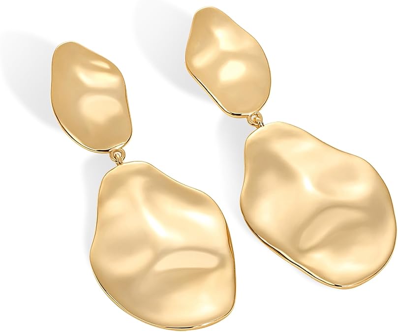 Ripple Wellen Ohrringe | Gold