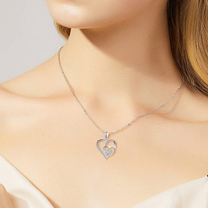 Inolt™ | Pfoten & Herz Halskette in Silber