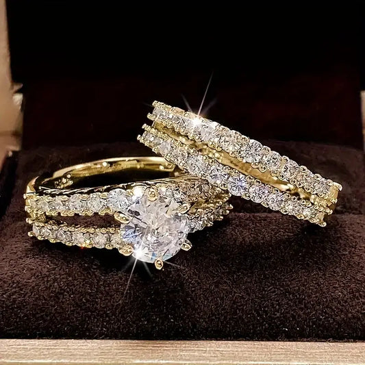 Ewig Radiance Ring-Set | Gold
