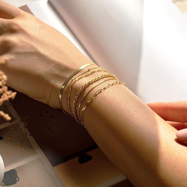 Isabella Vernetta Armband-Set | Gold