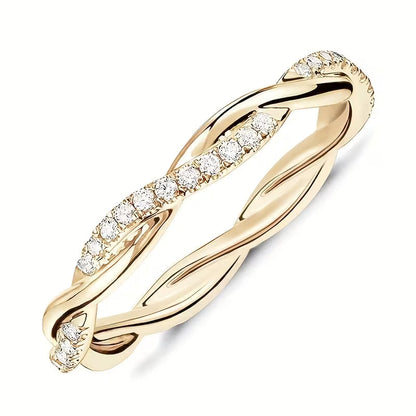 Two Style Akzent Ring | Gold