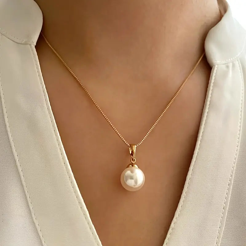 Elegant Anmutig Perlen-Halsketten-Set