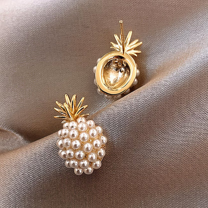 Perlen Pineapple Ohrringe