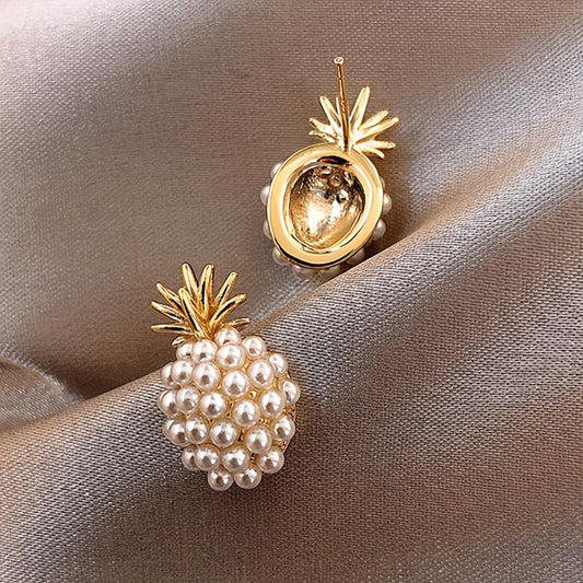 Perlen Pineapple Ohrringe