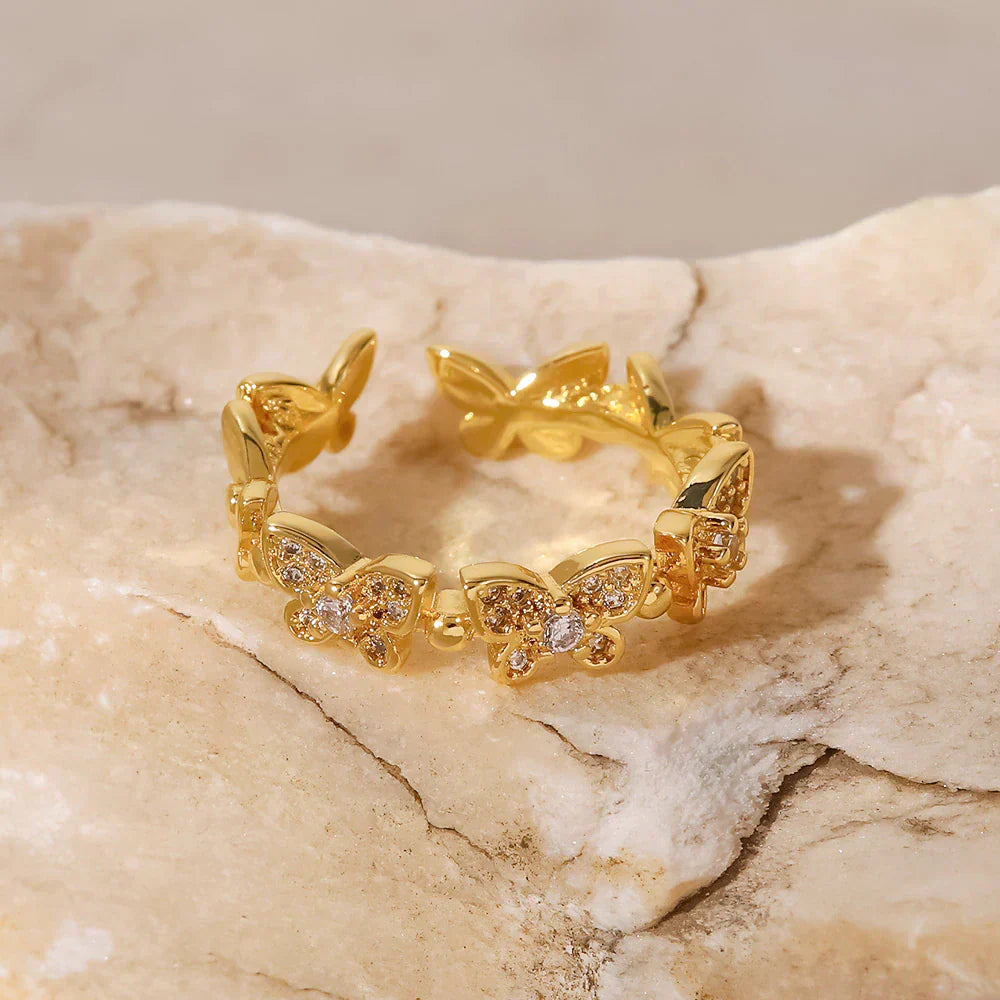 Colleen Schmetterlings Goldring