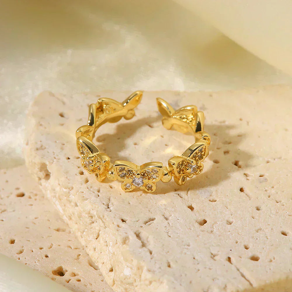 Colleen Schmetterlings Goldring