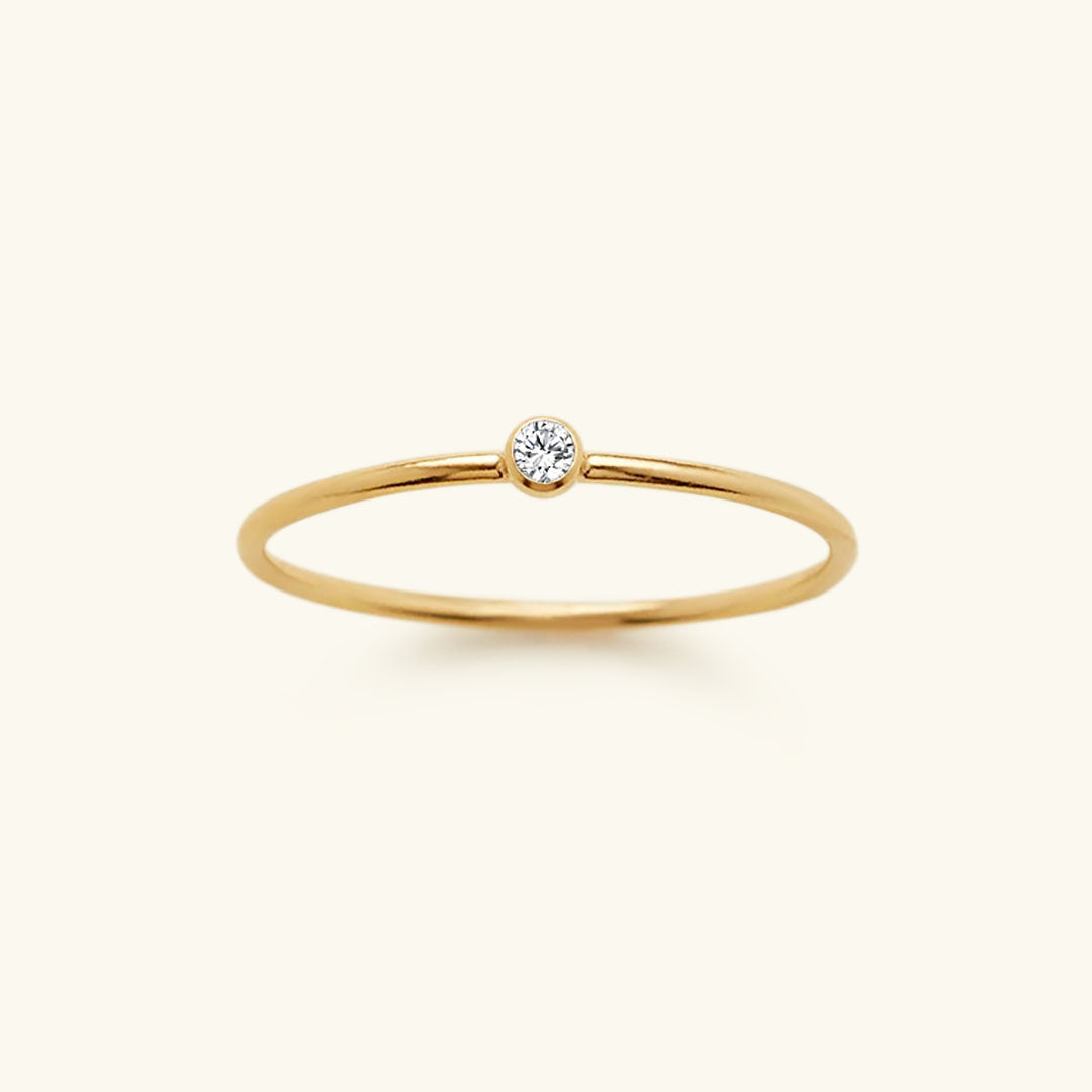 Amelia Geburtsstein Stacker Ring