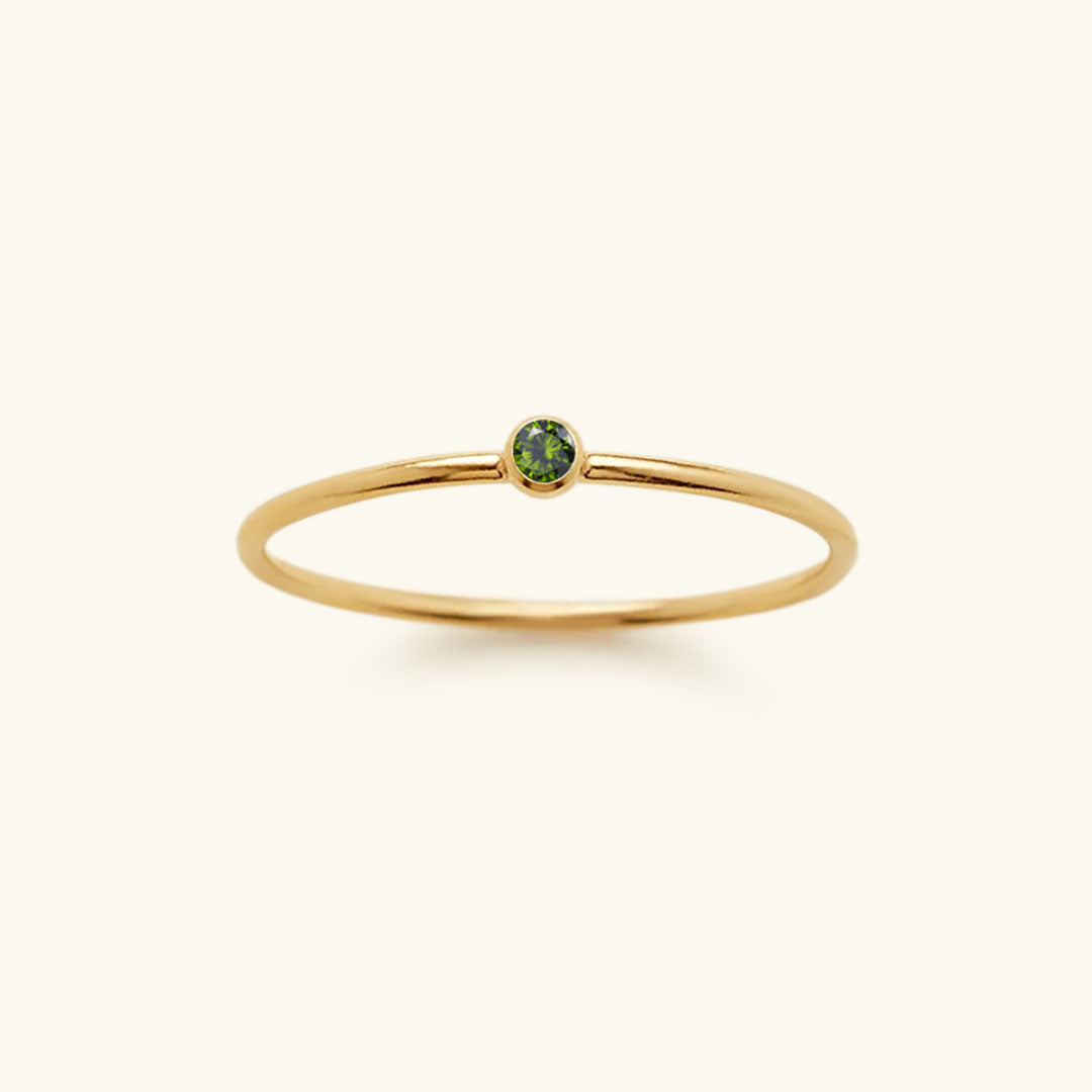 Amelia Geburtsstein Stacker Ring