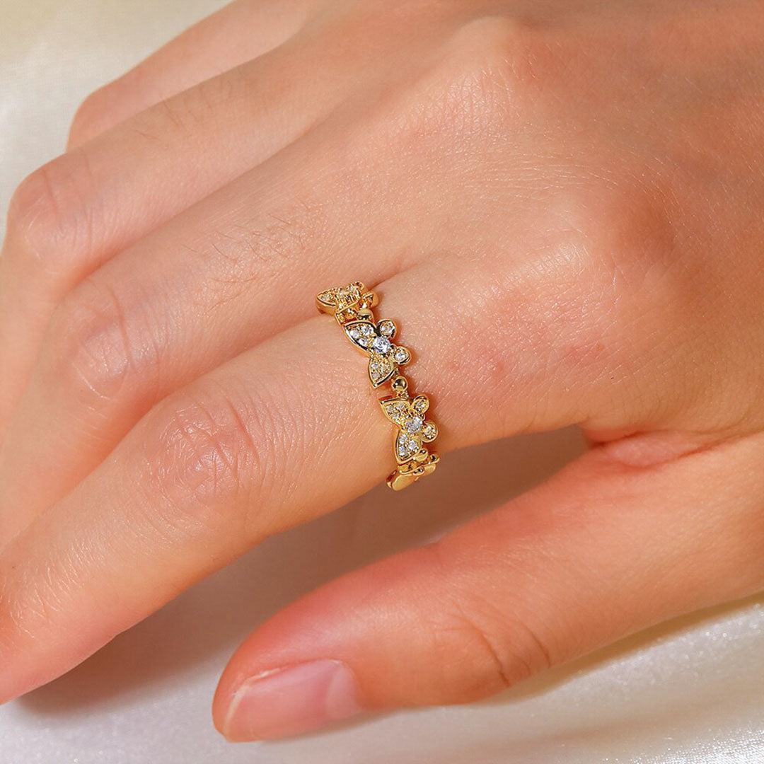 Colleen Schmetterlings Goldring