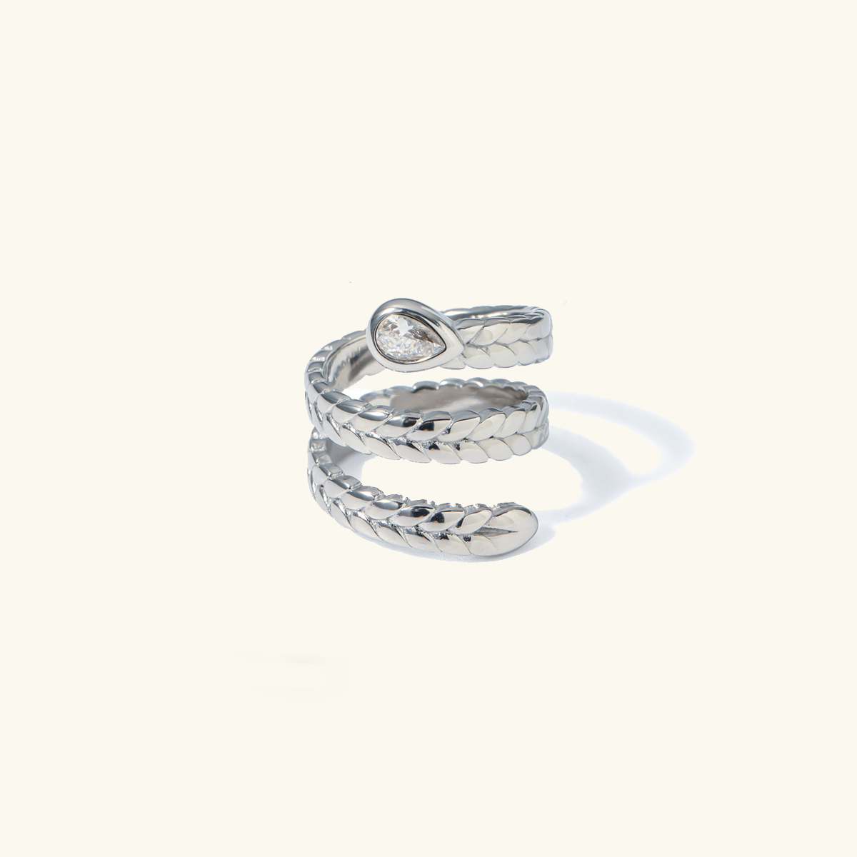 Davina Gold Schlangen Ring