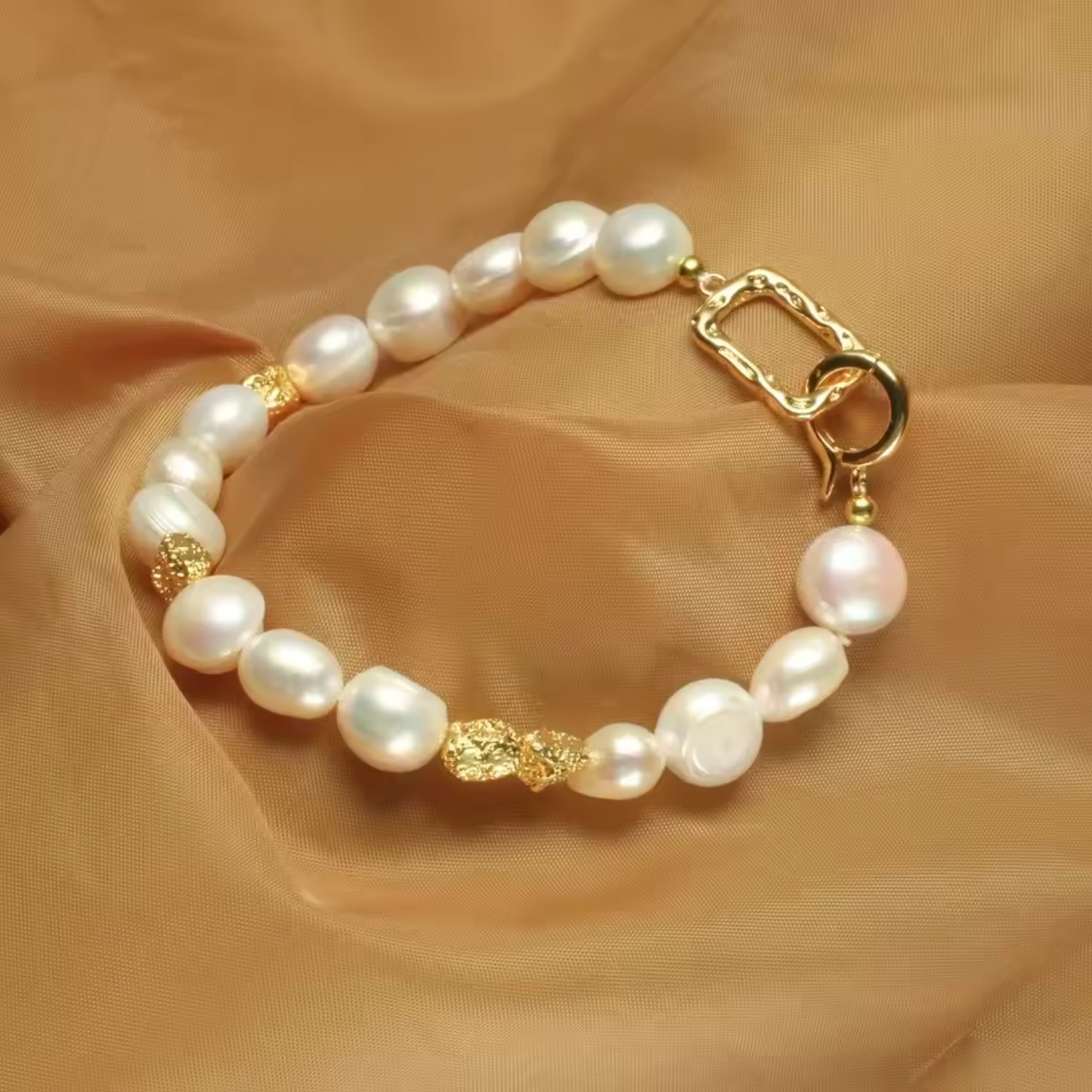 Süßwasser Barock Perlenarmband
