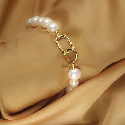 Süßwasser Barock Perlenarmband