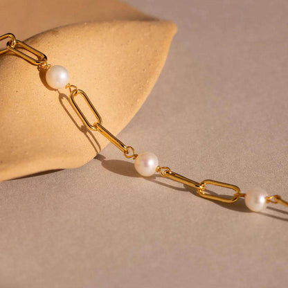 Raffiniert Perlen Kettenarmband