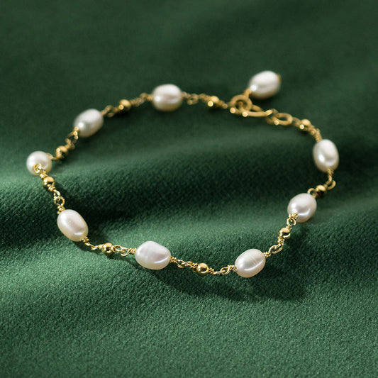 Barock Perlen Strang Armband