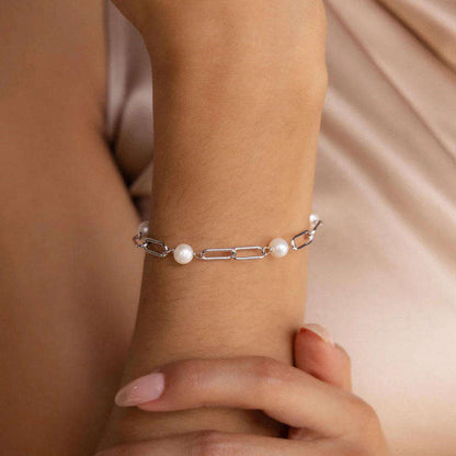 Raffiniert Perlen Kettenarmband