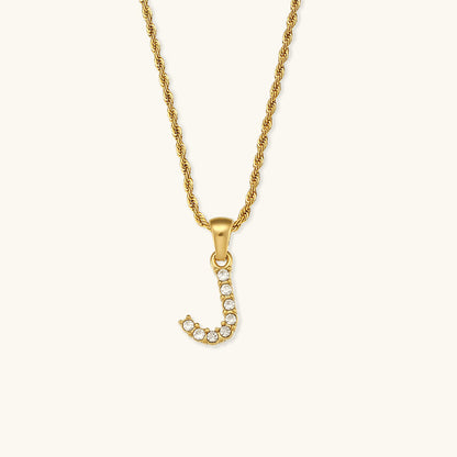 Maeve Buchstaben Initialen Diamant-Halskette