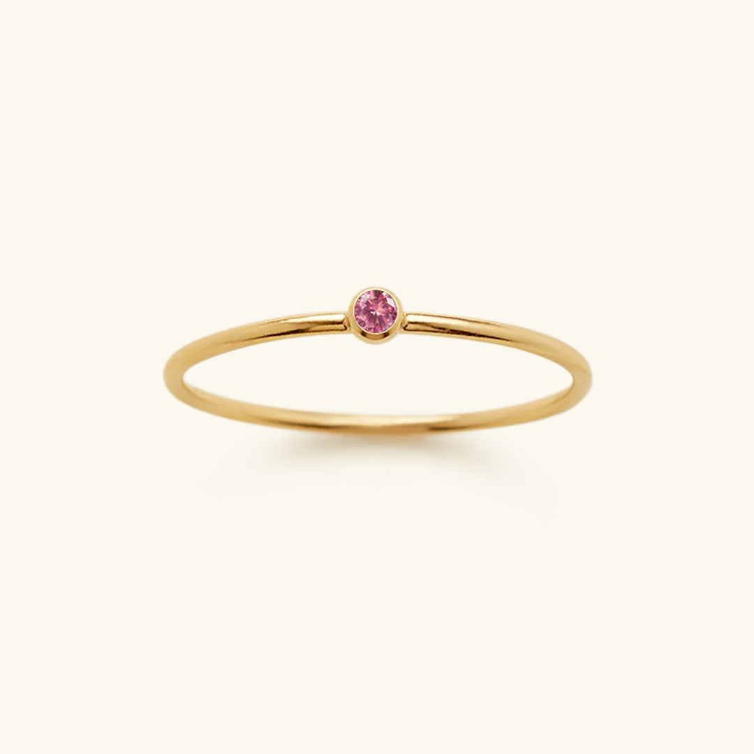 Amelia Geburtsstein Stacker Ring