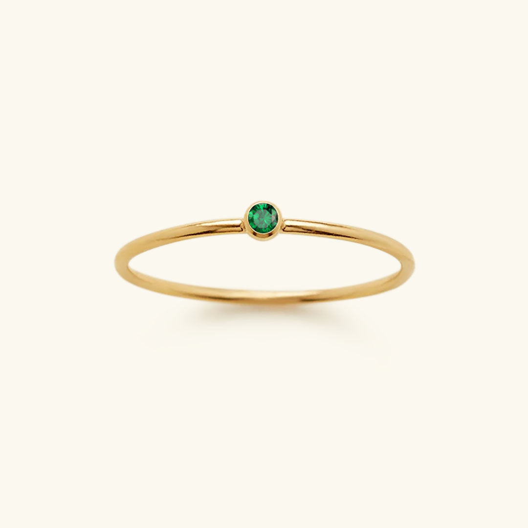 Amelia Geburtsstein Stacker Ring
