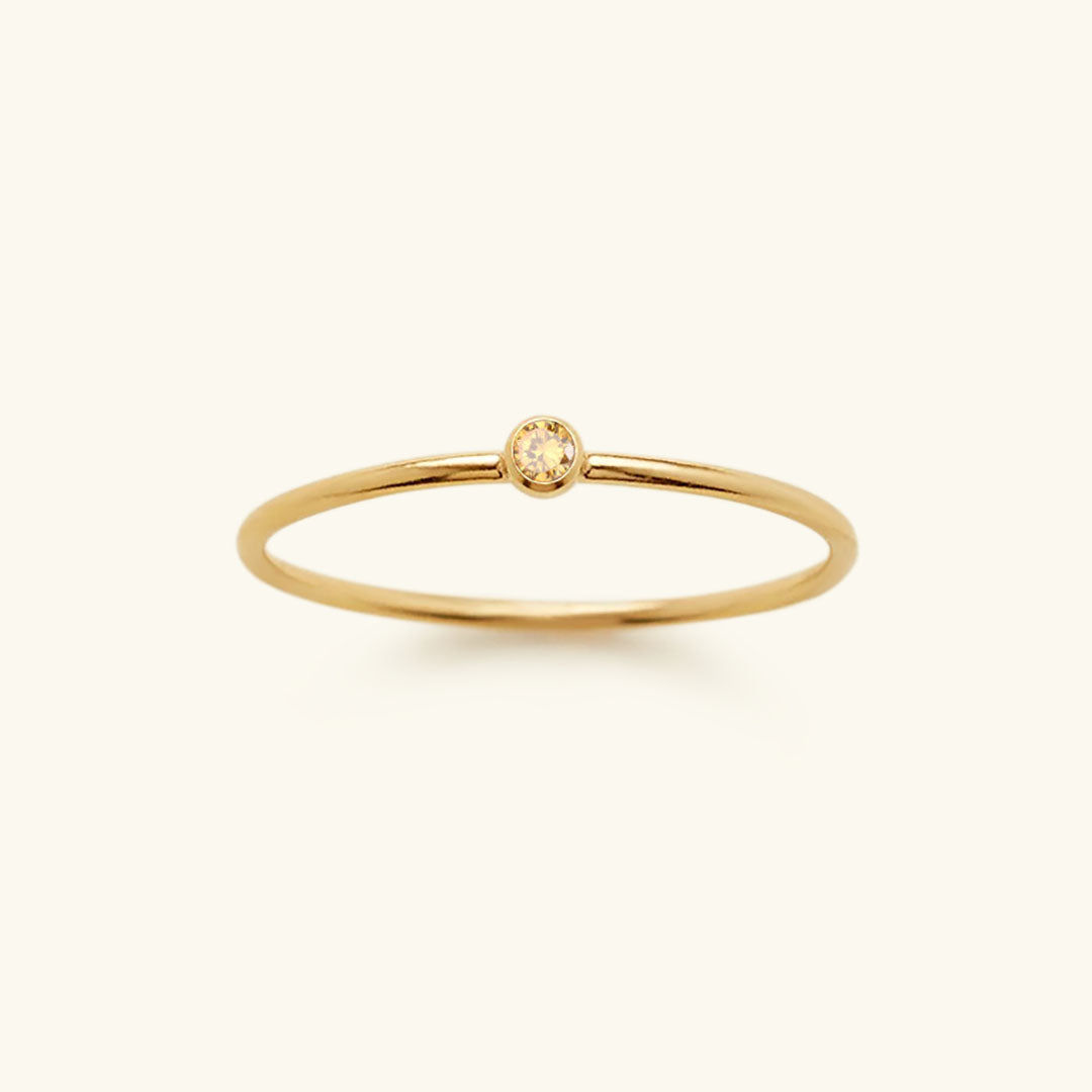 Amelia Geburtsstein Stacker Ring