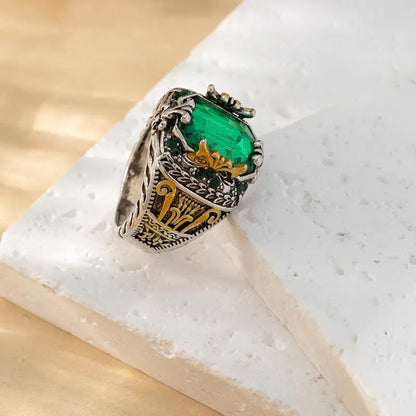 Klara Emerin Ring | Mischgold