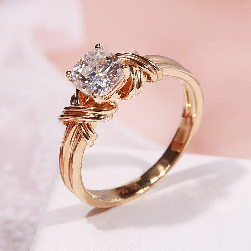 Geknotet Band Statement Ring | Gold