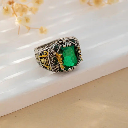 Klara Emerin Ring | Mischgold