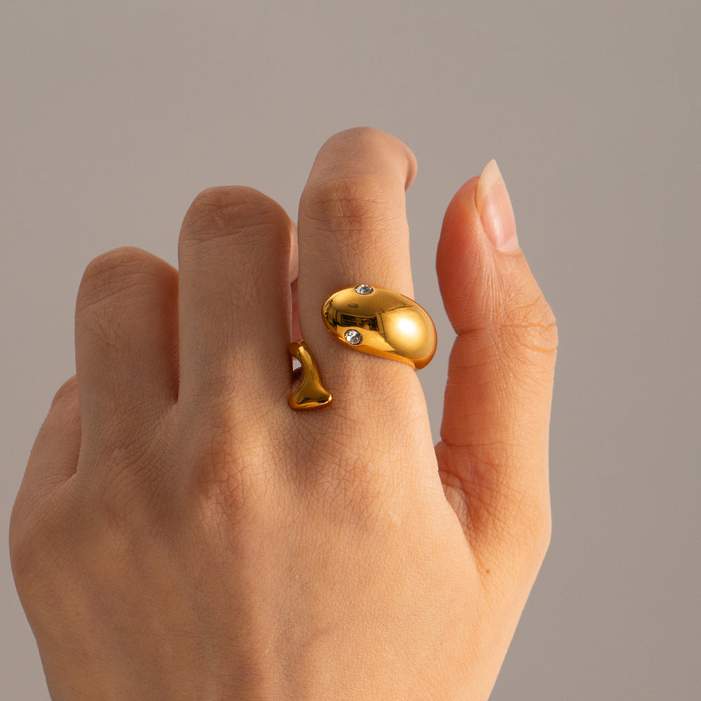 Etta Gold Schlangen Ring