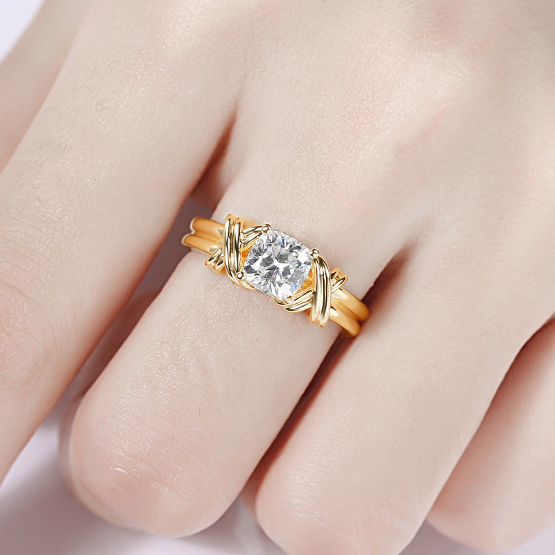 Geknotet Band Statement Ring | Gold