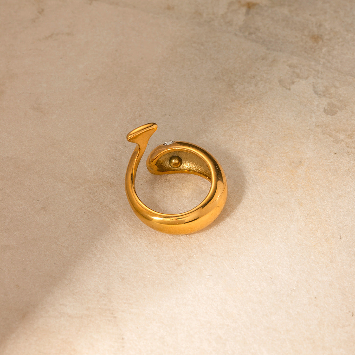 Etta Gold Schlangen Ring
