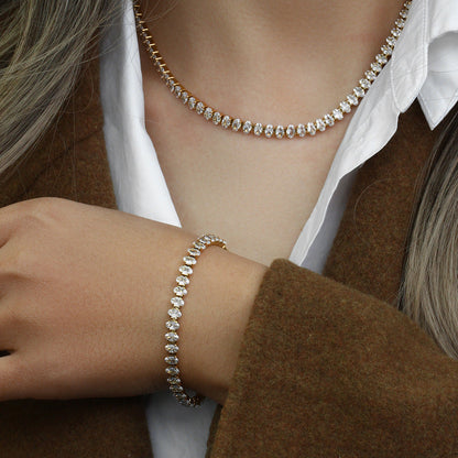 Wisteria Diamant-Tenniskette