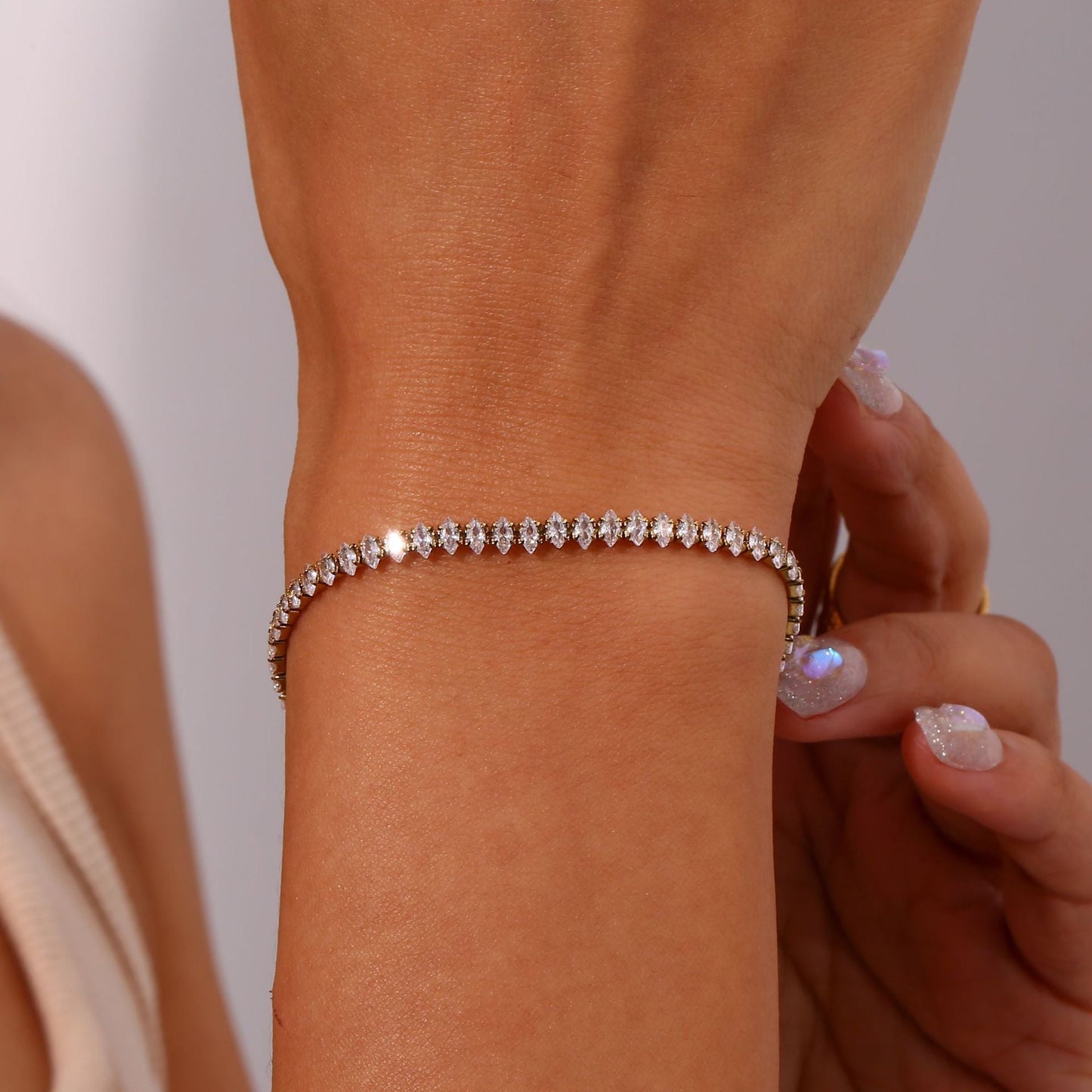 Wisteria Diamant-Tennisarmband