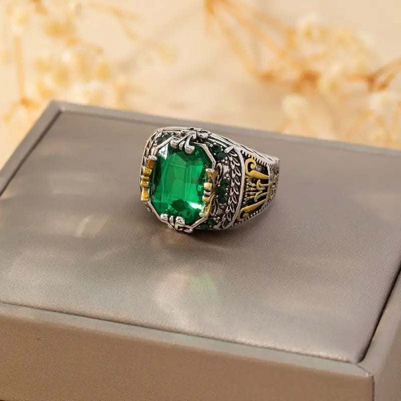 Klara Emerin Ring | Mischgold