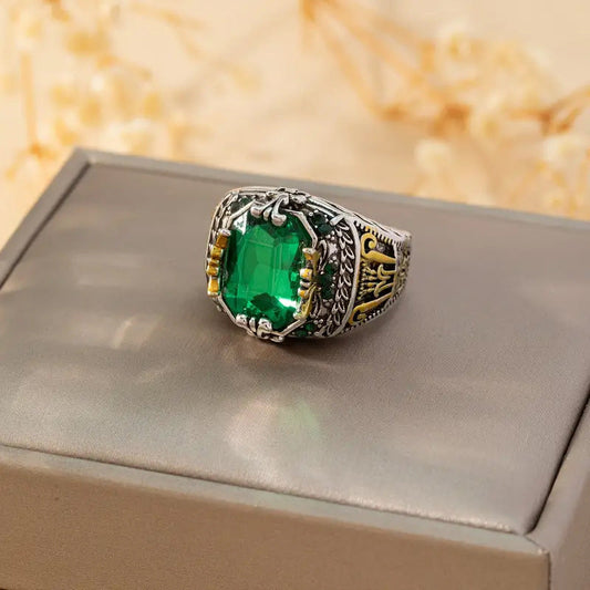 Klara Emerin Ring | Mischgold