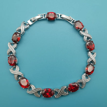 Alendra Flameaux Armband | Weißgold