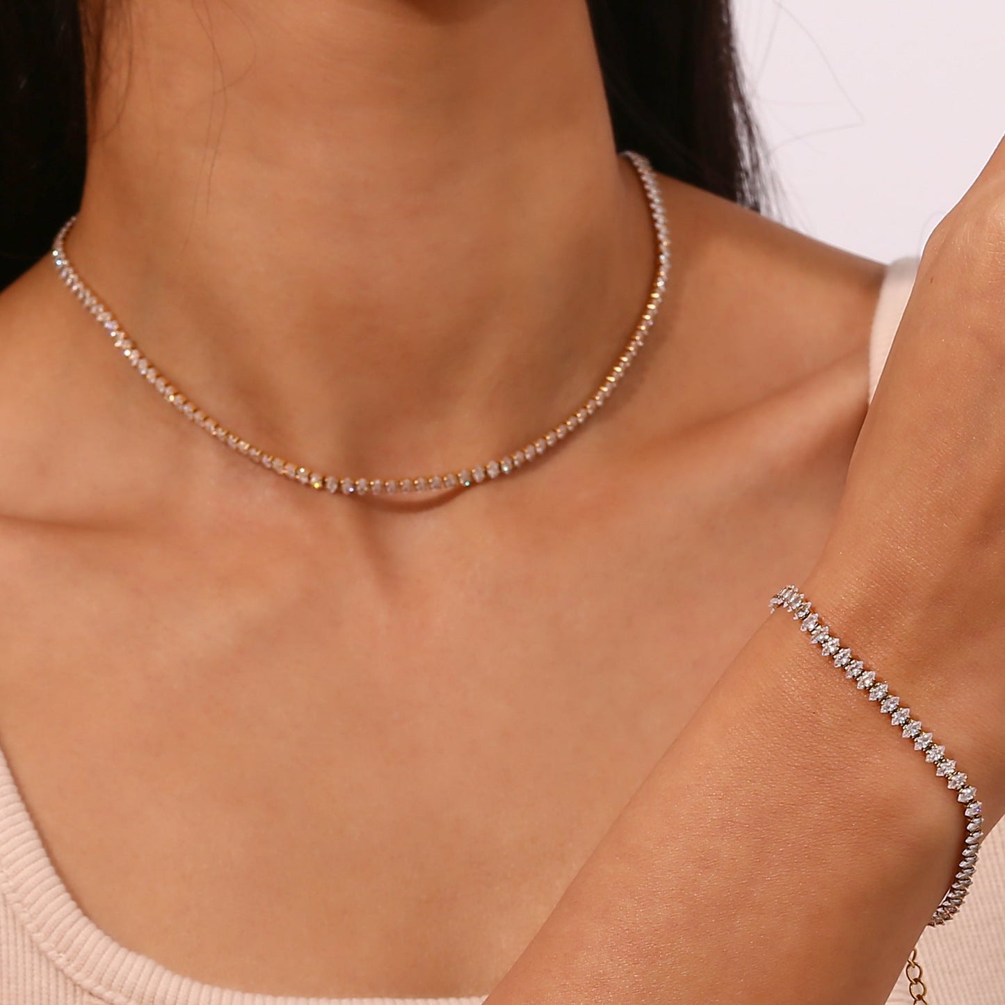 Wisteria Diamant-Tenniskette