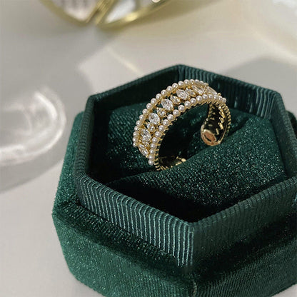 Elodie Vance Ring-Set | Gold