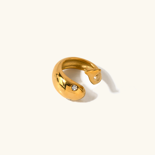 Etta Gold Schlangen Ring