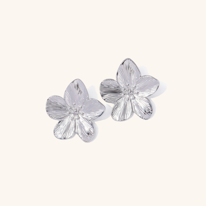 Alice Blumen Goldohrringe