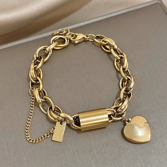 Heartened Massiv Armband | Gold