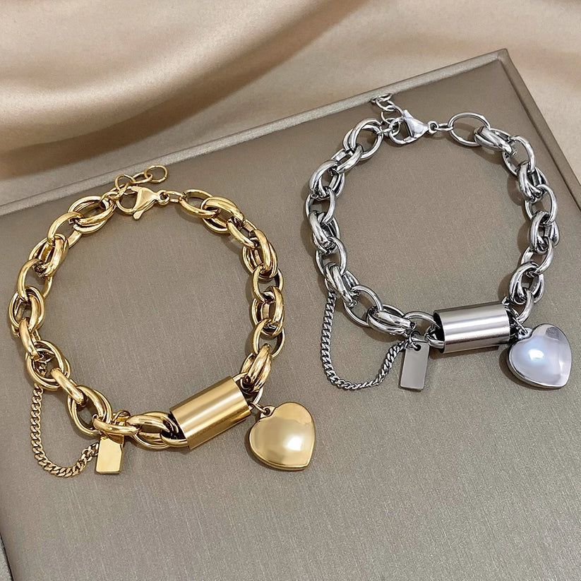 Heartened Massiv Armband | Gold